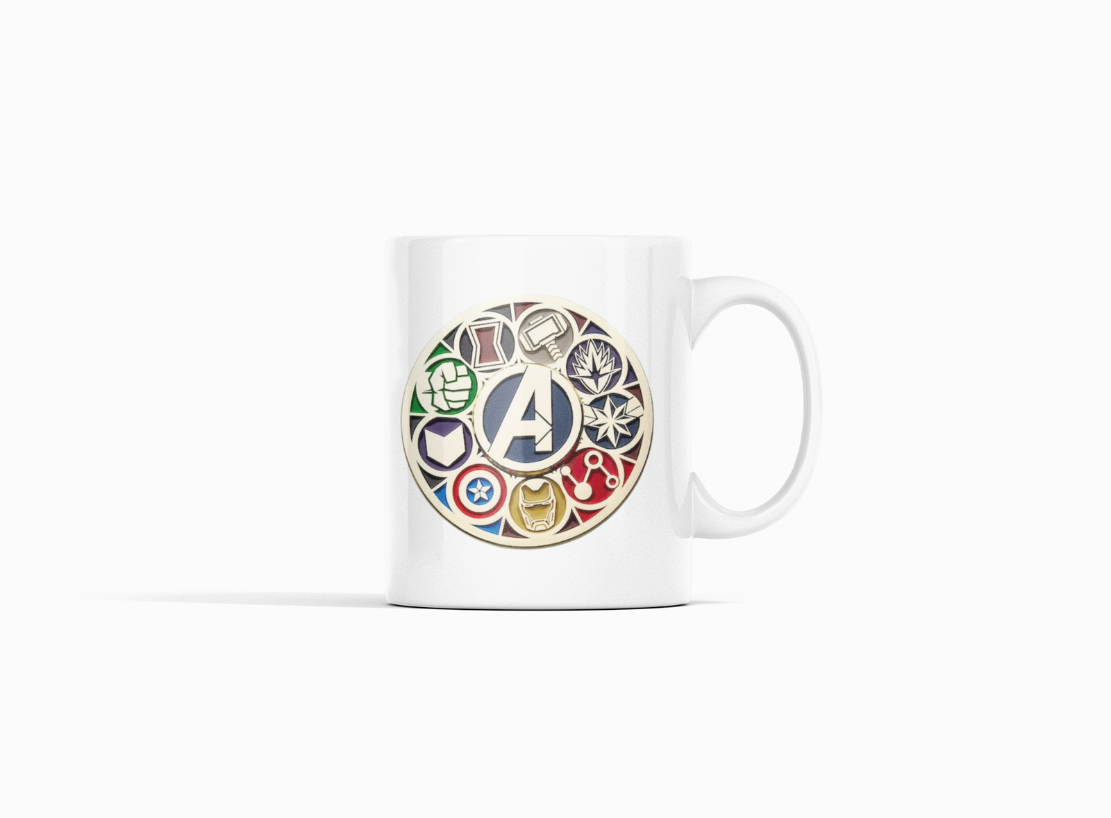 Avengers Heroes White Coffee Mug